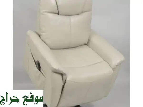 Fauteuil relax releveur électrique véritable cuir