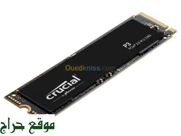 Crucial P3 Plus SSD 500 Go PCIe Gen4 NVMe M.2 SSD Interne Jusqu à 4.700 Mo/s