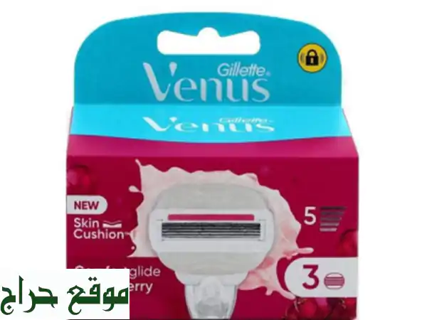 Gillette Pack 3 Recharges pour Rasoir Femme  Venus Deluxe Smooyh Swirl