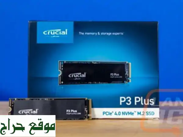 Crucial P3 Plus SSD 500 Go PCIe Gen4 NVMe M.2 SSD Interne Jusqu à 4.700 Mo/s