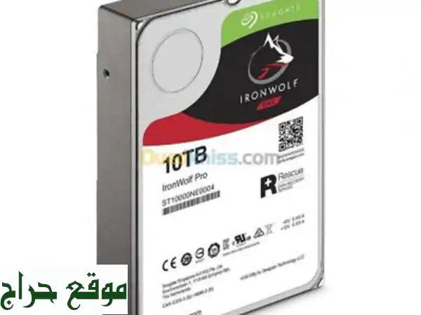 Disque Seagate IronWolf NAS  10 Tb  3.5  SATA  Red