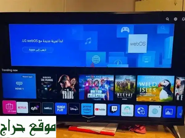 تلفزيون LG 55 بوصة ذكي - بحالة ممتازة كالجديد! (عرض خاص)