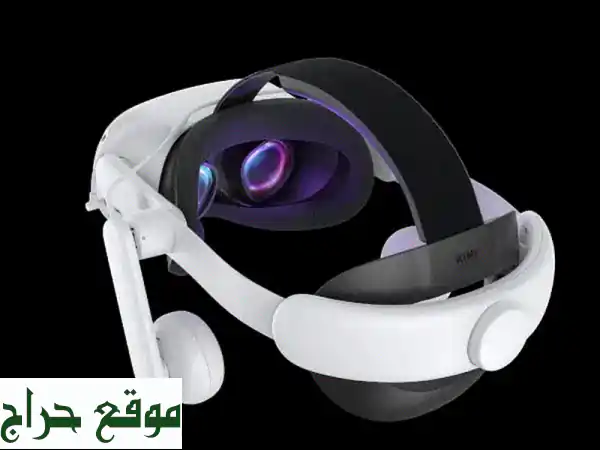 Meta Quest 2 VR + Kiwi Headrest & Headphones - نظيفة وبدون مشاكل!