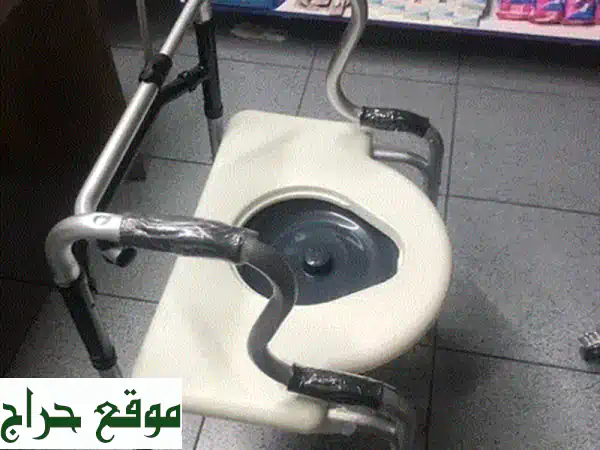 2 in 1 Multifunctional Walker with Commode toilet seat والكو وكومود