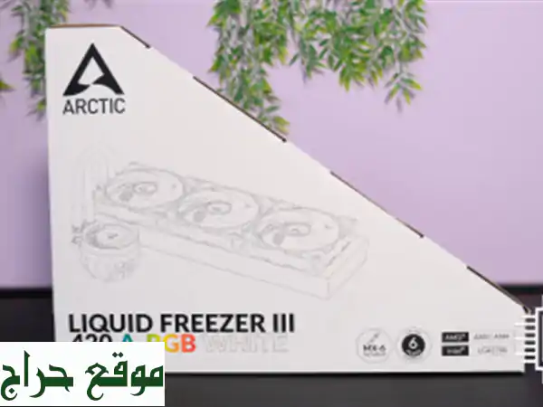 CPU COOLER Arctic Liquid Freezer III 420 ARGB White