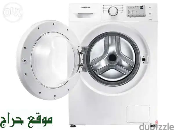 Samsung Washing Machine 7 kg WW70J3283KW1 FH غسالة سامسونغ ابيض 7 كيلو