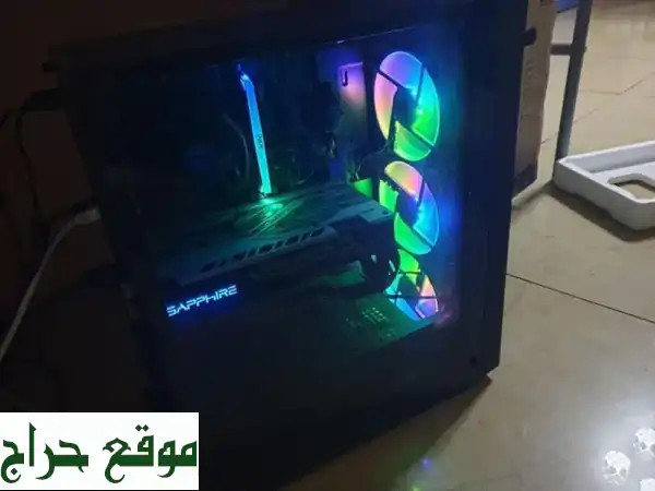 gaiming pc with rgb fans usedd for 3 month