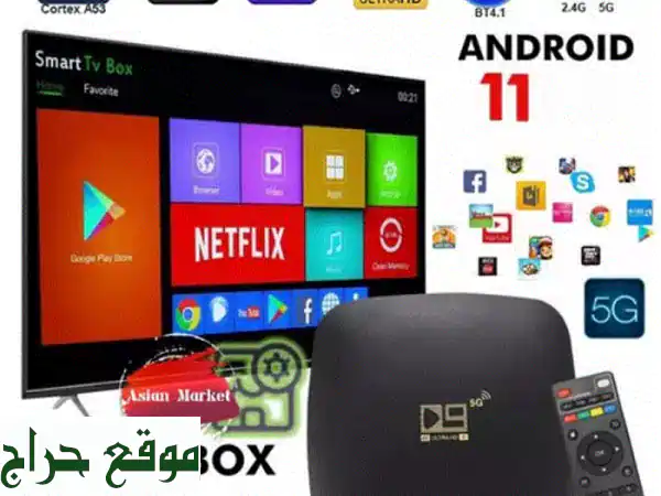 5 G Android Smart TV box Recieveru002 FWatch TV channels without Dish