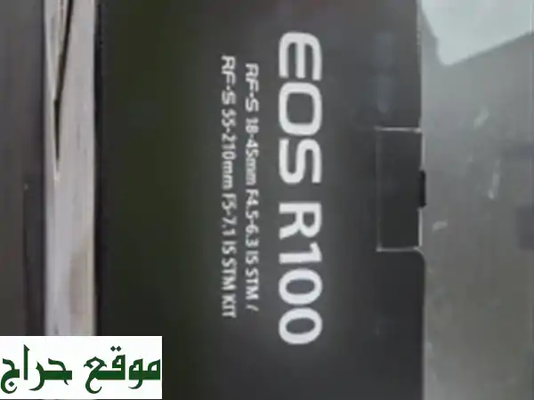 CANON EOS R100 Hybride Mirroless 24.1 MP + 2 Objectif RFS 1845 mm f 4.56.3  RFS 55210 m F57.1