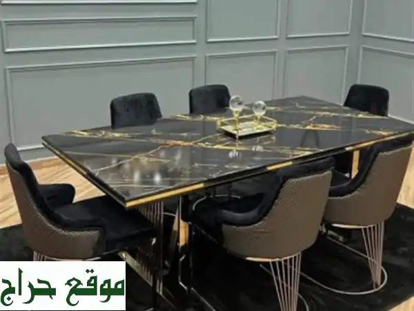Ensemble table de salle a manger avec 6 chaises NEUF IMPORTATION TURQUIE