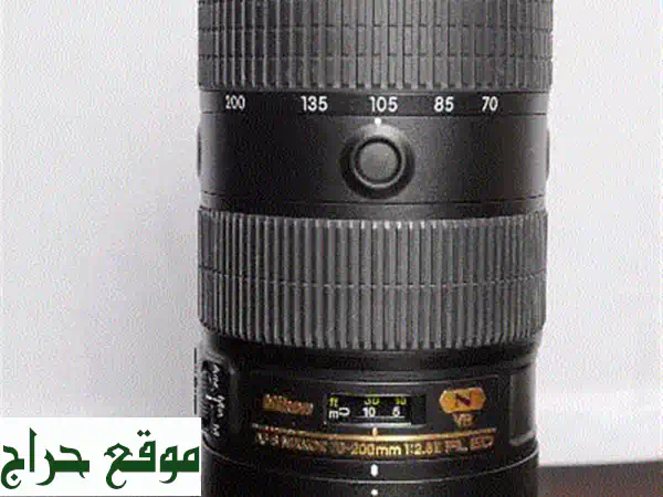 Nikon AFS 70 to 200 mm Fu002 F2.8 E FL ED