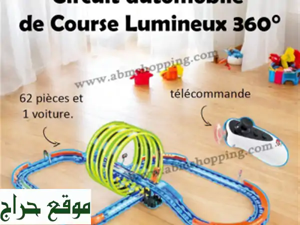 Circuit automobile de Course Lumineux 360 degré