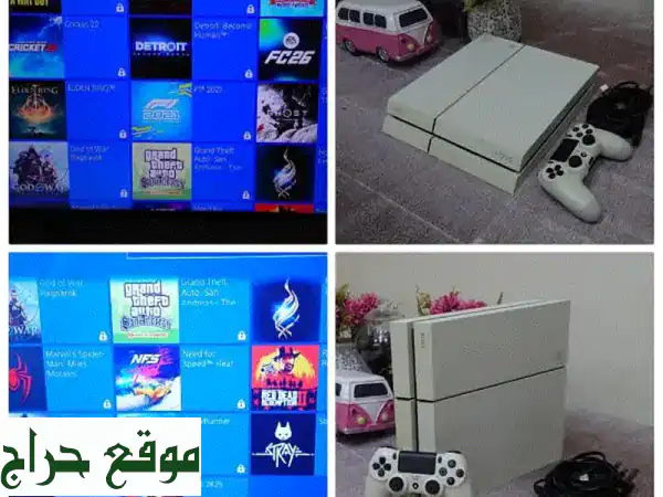 بلايستيشن 4 أبيض 1TB (نسخة معدّلة) | 20 لعبة حديثة...