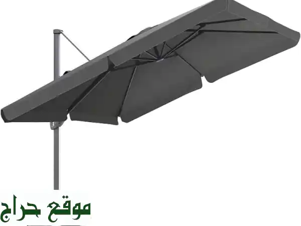 شمسية ألومنيوم فاخرة 3×3 دوارة 360° | مثالية...