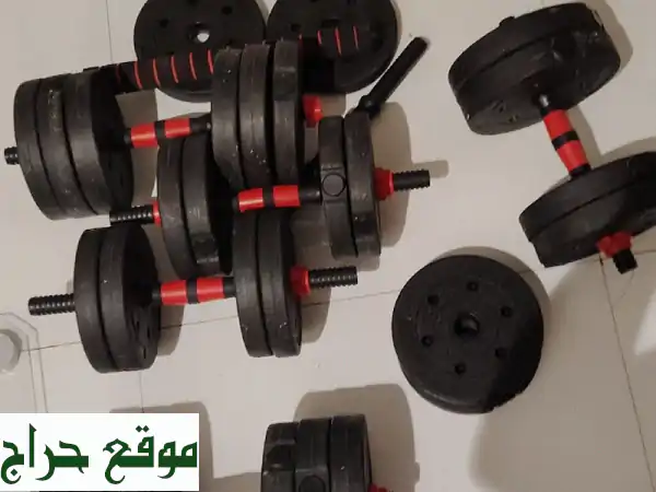 للبيع: أثقال وأوزان رياضية 50 كيلو - استخدام خفيف...