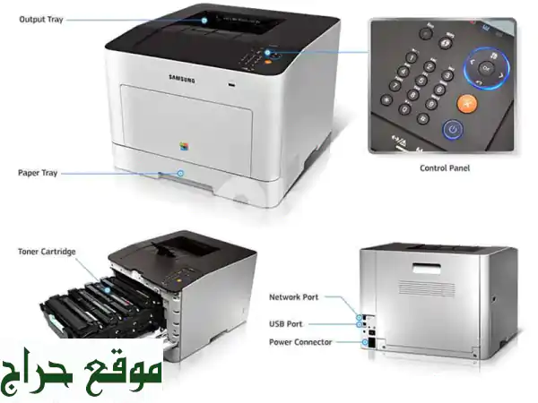 Samsung CLP680DW: طابعة ليزر ألوان لاسلكية 24ppm، دوبلكس –...
