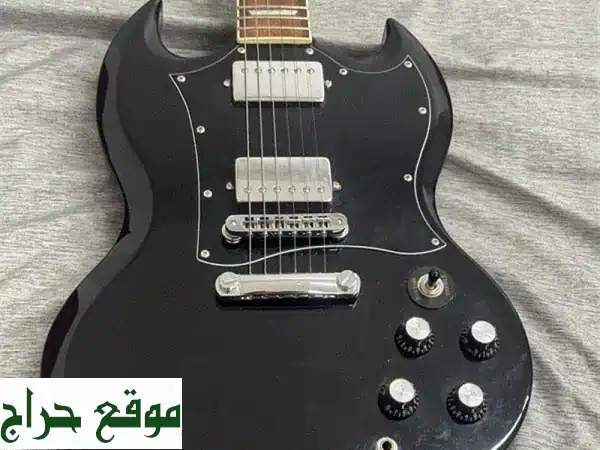 للبيع: قيتار Blitz SG Standard by Aria Pro II أسود | مستعمل بحالة ممتازة - صوت الروك الأسطوري!