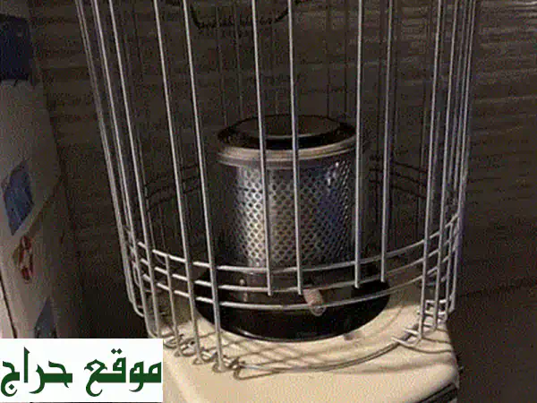 دفاية غاز فيروتي زجاج مربعة: دفء مثالي، أناقة عصرية، ضمان سنة