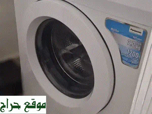 لا تفوت! غسالة Wansa 6kg أوتوماتيك تحميل أمامي | كالجديدة + توصيل وتركيب مجاني!