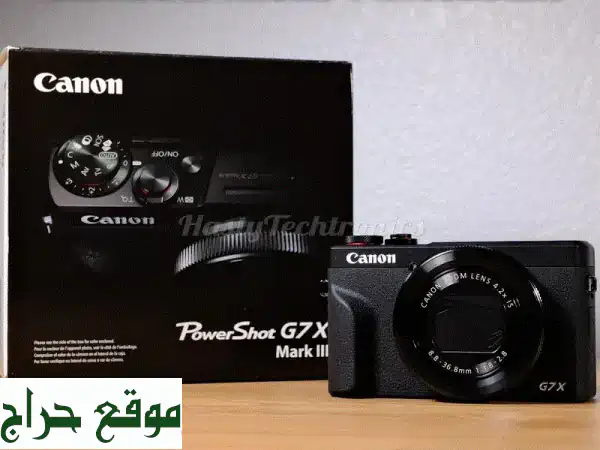 Canon PowerShot G7 X Mark III | كاميرا 4K رقمية 20.2MP |...