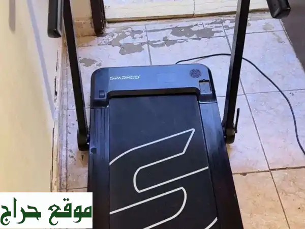 جهاز مشي Spar Nord Fitness للبيع: شاشة LED ذكية، بلوتوث، وحامل جوال – 300 ريال فقط! 💪