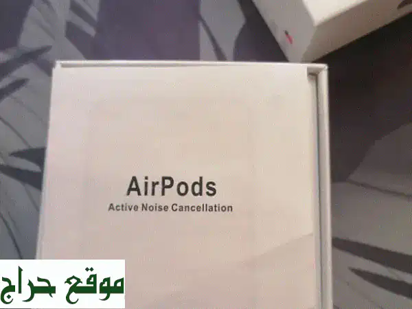 استمتع بالصوت النقي: سماعة iPhone AirPods 4 بإلغاء الضوضاء النشط وتجميع أمريكي فاخر (موديل A3057/A3059)