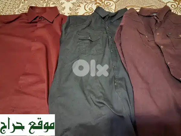 صفقة الجملة الذهبية: 3 قمصان رجالية قطن...