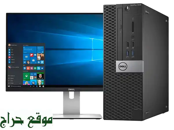 عرض حصري: كمبيوتر ديل مكتبي i5 الجيل السادس | 16GB RAM | 256GB SSD | شاشة 24 بوصة | شامل الملحقات | 999 ريال + شحن مجاني KSA