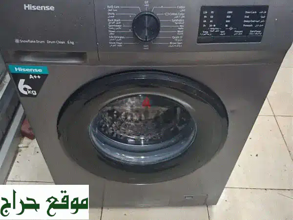 فرصة لا تفوت! غسالة Hisense 6 كجم نصف أوتوماتيك -...