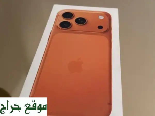 🔥 فرصة نادرة: آيفون 17 برو ماكس برتقالي 512GB...