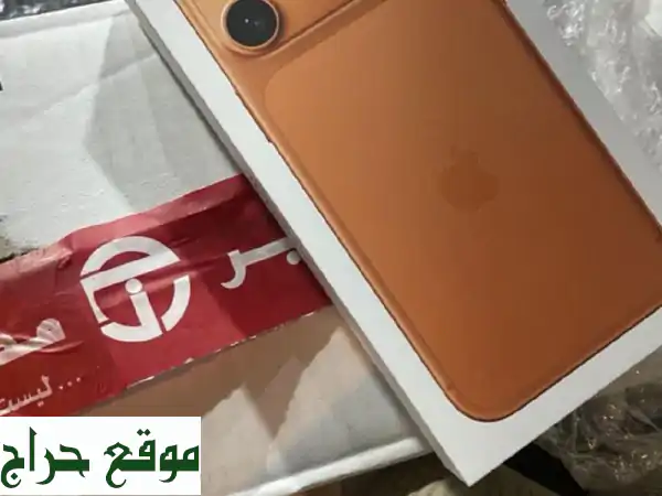 🔥 فرصة نادرة: آيفون 17 برو ماكس برتقالي 512GB جديد بالكرتون (مشتَرى من جرير)!