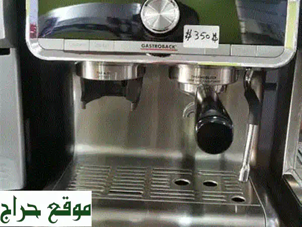 ارتقِ بصباحك! ماكينة قهوة اسبريسو GASTROBACK جديدة (ضمان سنة) - تجربة باريستا منزلية فاخرة!