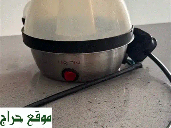 فواحة بيض Ikon الذكية سعة 7 بيضات: سلق مثالي (طري-متوسط-صلب) | ستانلس ستيل | أجهزة مطبخ عصرية
