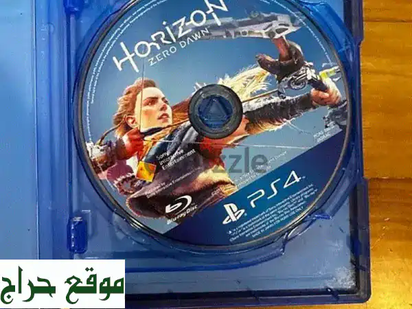 Horizon Zero Dawn - قرص PS4 بحالة ممتازة!  بدون خدوش!