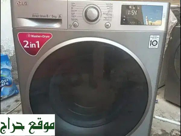 LG 8u002 F5 KG WASHING MACHINE FOR SALE CALL ME 70577993 WHATSAPP AVAILABLE