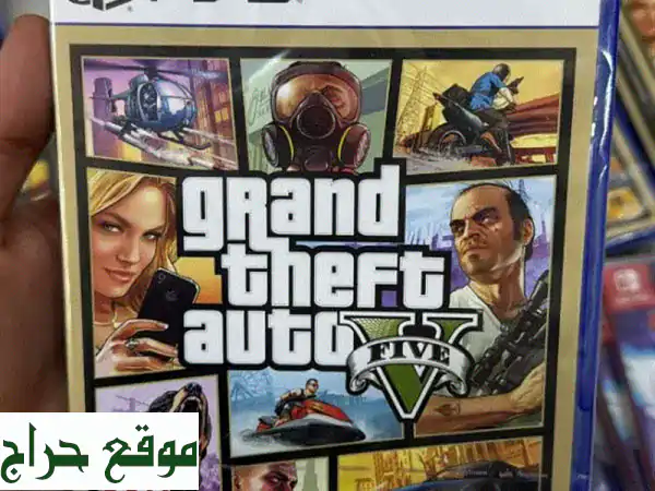 لعبة GTA V الأصلية + جهاز PS5 بسعر لا يُصدق! توصيل سريع...