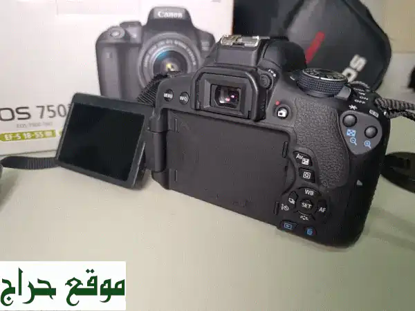كانون EOS 750D: التقط لحظاتك ببراعة! (كاميرا + شاحن + بطارية + كارت ذاكرة)