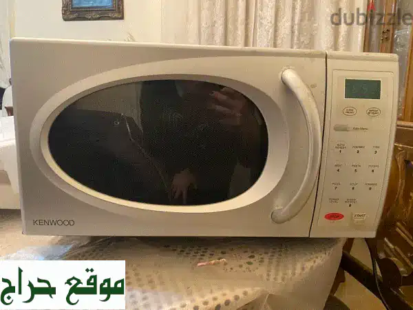 فرن مايكروويف كينوود فضي -  سعة كبيرة، حالة ممتازة!...