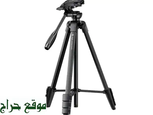 حامل ثلاثي القوائم K&F Concept للسفر مع تحكم عن بعد بلوتوث...