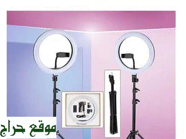 اضاءة LED حلقية احترافية 32 سم -  لصور مذهلة وبث...