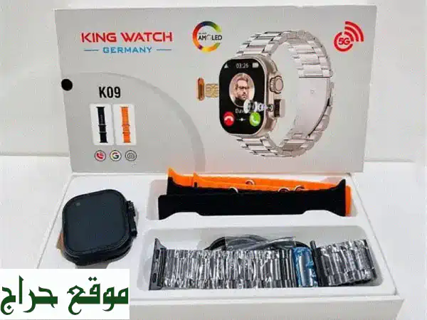 ساعة King Watch Germany K09 الذكية: اتصال 5G، شاشة 2.01 بوصة،...