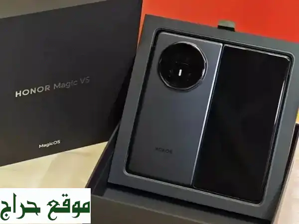 Honor Magic V5 + Magic Pen أسود - 16GB/512GB - كالجديد! ضمان شامل