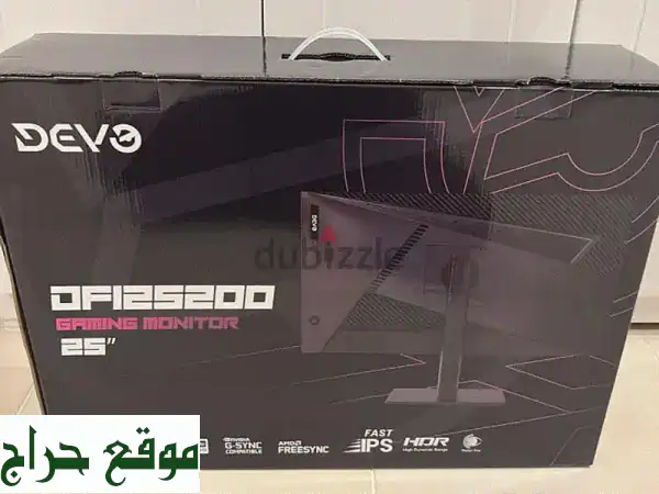 شاشة DEVO 25 بوصة (FHD 200Hz) جديدة كليا - عرض خاص!