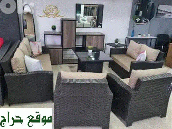 طقم ألومنيوم فاخر 311Table -  أثاث خارجي أنيق وعصري لحديقتك!