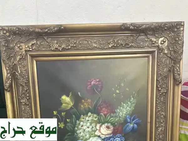 لوحة زهور كلاسيكية - تحفة فنية تُضفي سحراً على منزلك