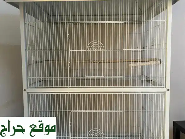 قفص طيور كبير فاخر - مساحة رحبة لرفاهية رفقائك الريشين!