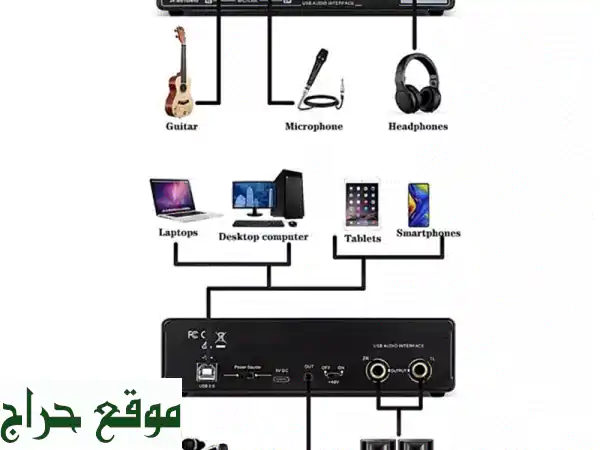 سجل صوتك الاحترافي الآن! بطاقة صوت USB متعددة الاستخدامات