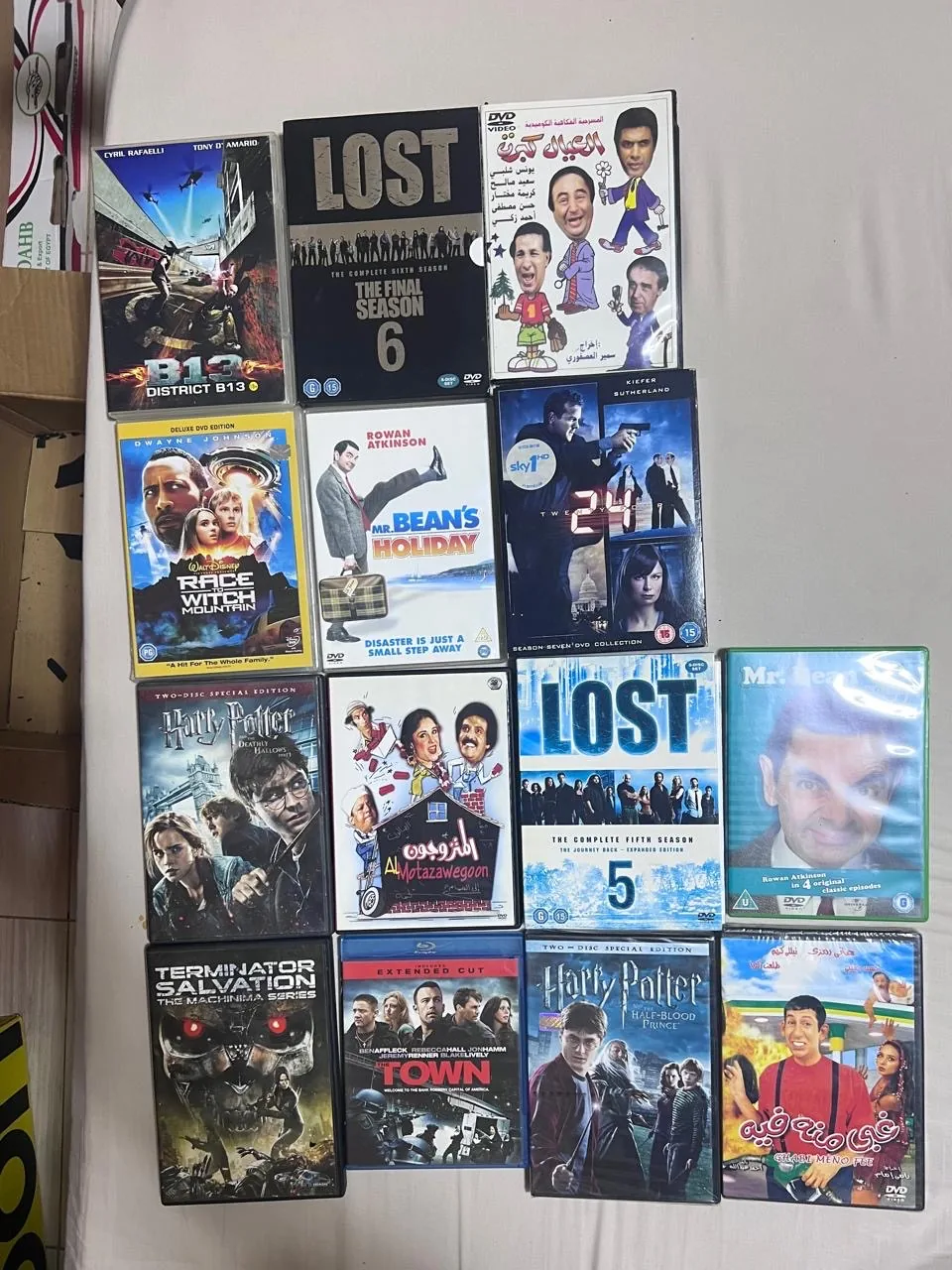 ين سيديهات ودي في دي أفلام أجنبيه جديدة لم تستخدم نهائيا عدد 14 مطلوب 2