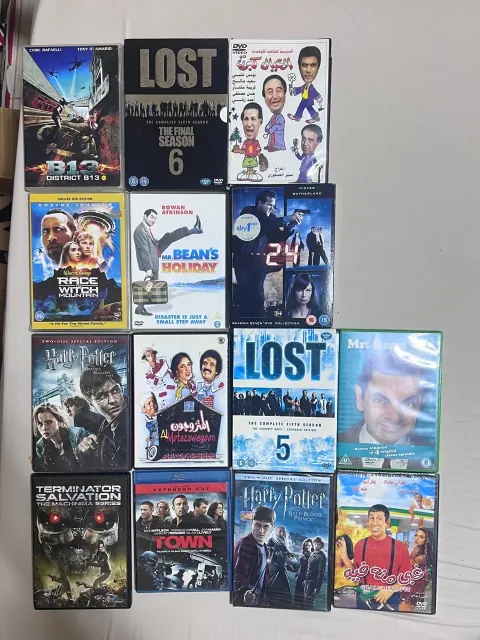 ين سيديهات ودي في دي أفلام أجنبيه جديدة لم تستخدم نهائيا عدد 14 مطلوب 2 3