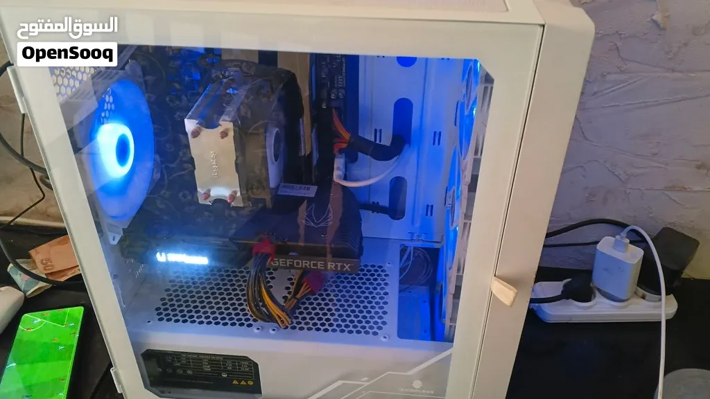 للبيع PC Gaming مع كيس ألعاب وشاشة  أبيع كمبيوتر Gaming بمواصفات جيدة للألعاب والاستخدام اليومي